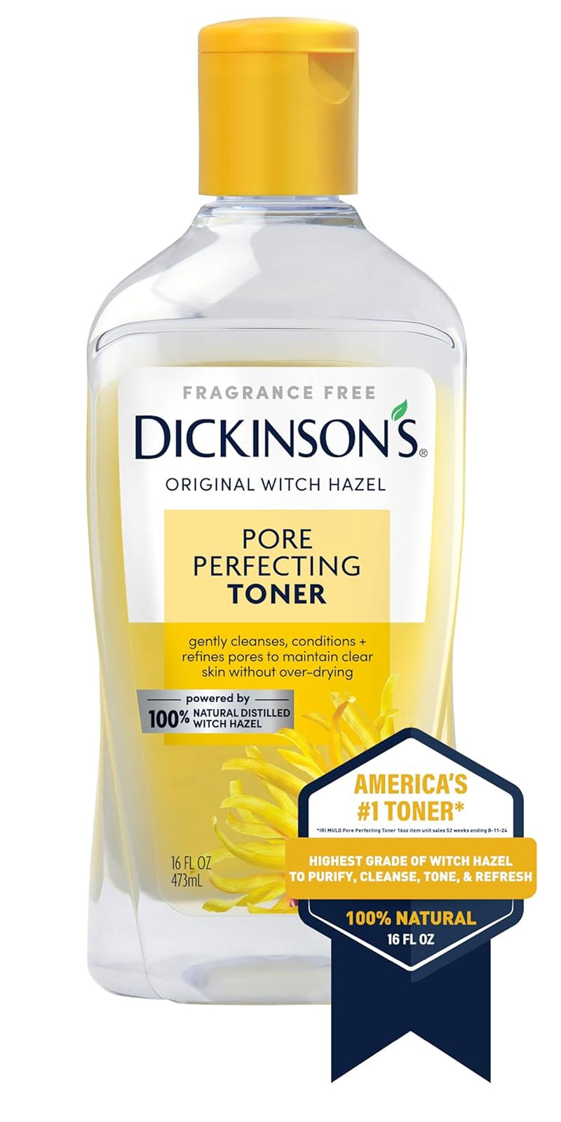 Original Witch Hazel Pore Perfecting Toner | 100% Natural Distilled Witch Hazel | America'S #1 Toner | Refines Pores | Removes Impurities & Oil | 16 Fl Oz